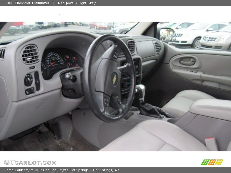 Red Jewel / Light Gray 2008 Chevrolet TrailBlazer LT