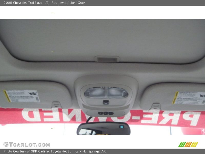 Red Jewel / Light Gray 2008 Chevrolet TrailBlazer LT