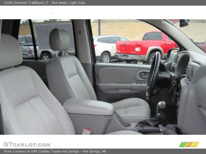 Red Jewel / Light Gray 2008 Chevrolet TrailBlazer LT
