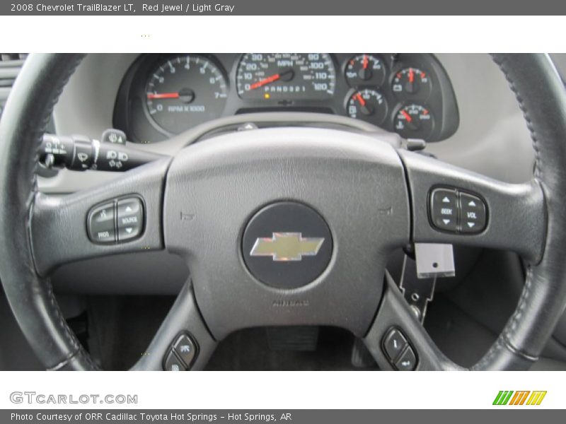 Red Jewel / Light Gray 2008 Chevrolet TrailBlazer LT