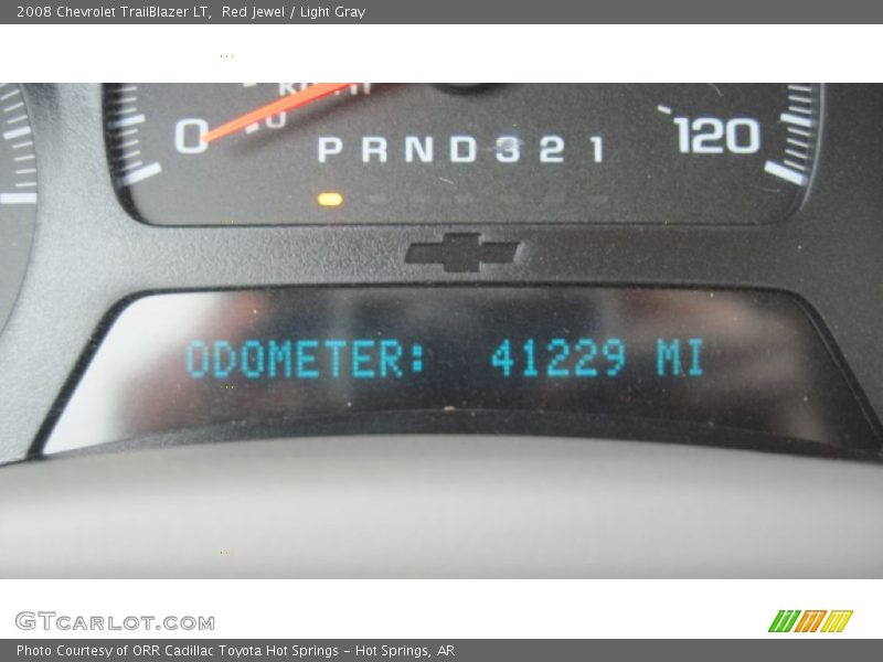 Red Jewel / Light Gray 2008 Chevrolet TrailBlazer LT