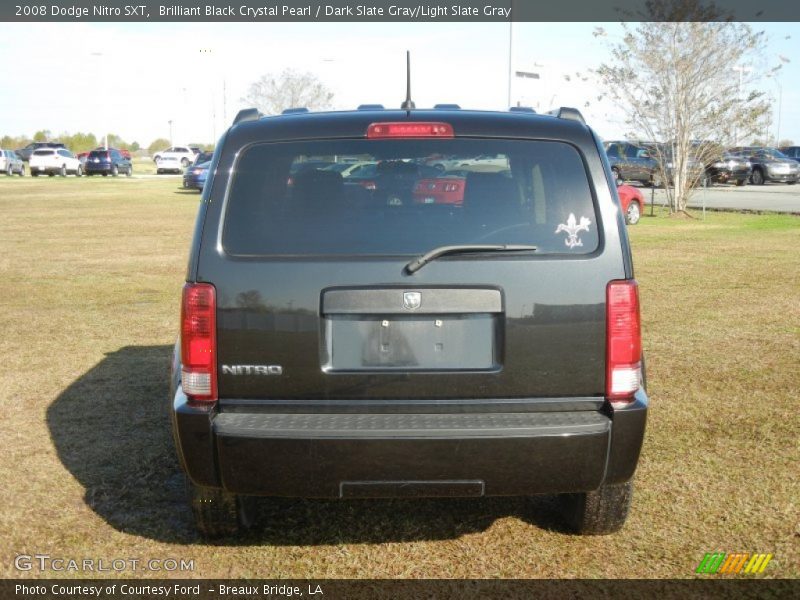 Brilliant Black Crystal Pearl / Dark Slate Gray/Light Slate Gray 2008 Dodge Nitro SXT