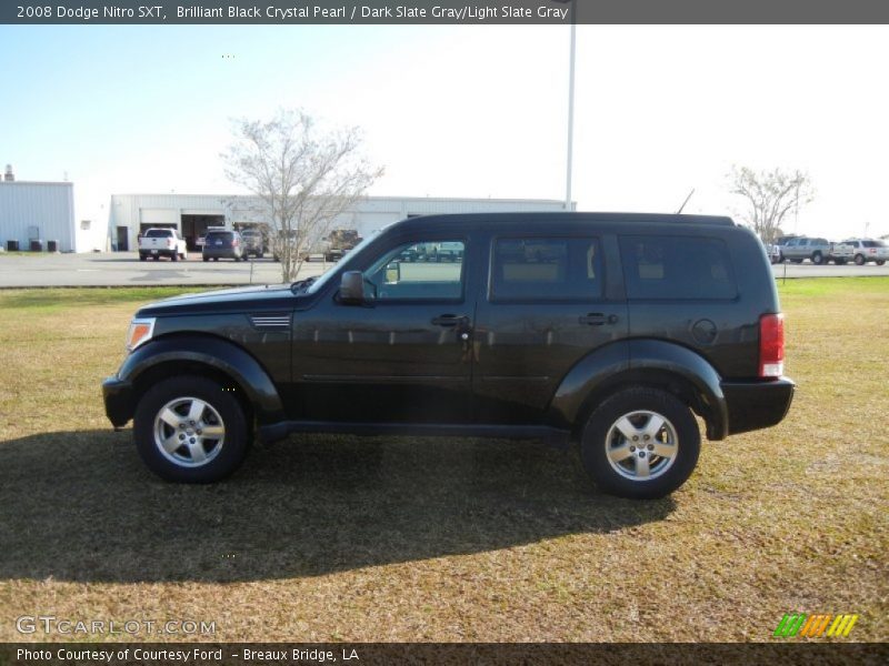 Brilliant Black Crystal Pearl / Dark Slate Gray/Light Slate Gray 2008 Dodge Nitro SXT