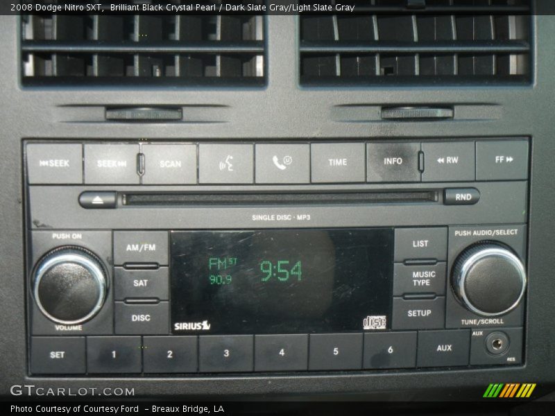 Brilliant Black Crystal Pearl / Dark Slate Gray/Light Slate Gray 2008 Dodge Nitro SXT