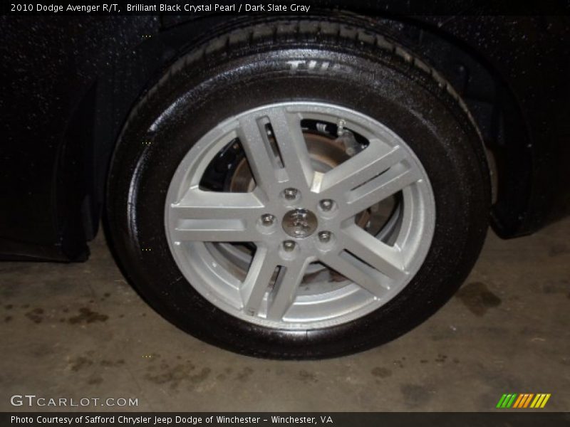 Brilliant Black Crystal Pearl / Dark Slate Gray 2010 Dodge Avenger R/T