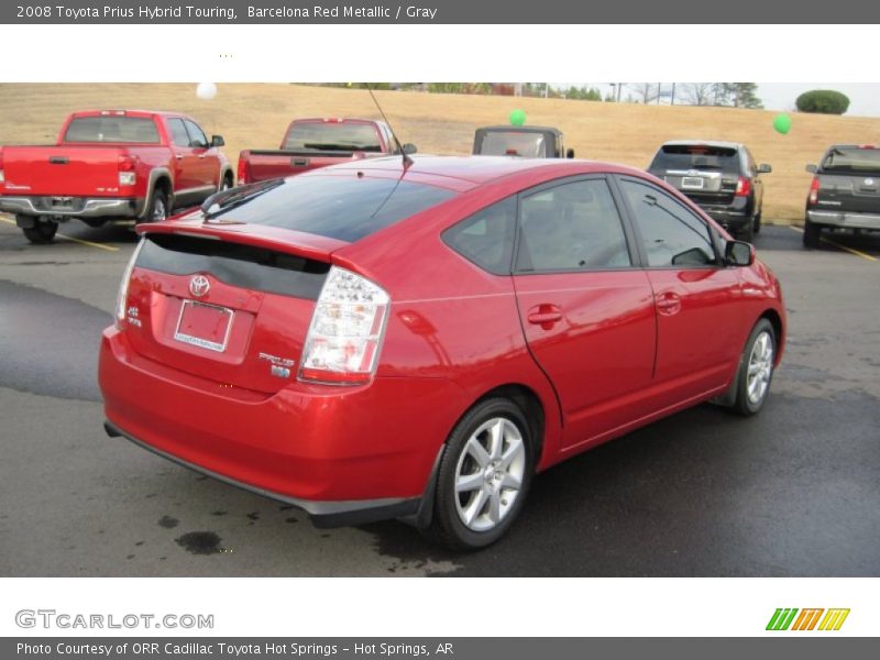 Barcelona Red Metallic / Gray 2008 Toyota Prius Hybrid Touring