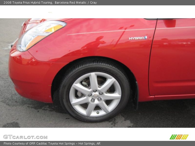 Barcelona Red Metallic / Gray 2008 Toyota Prius Hybrid Touring