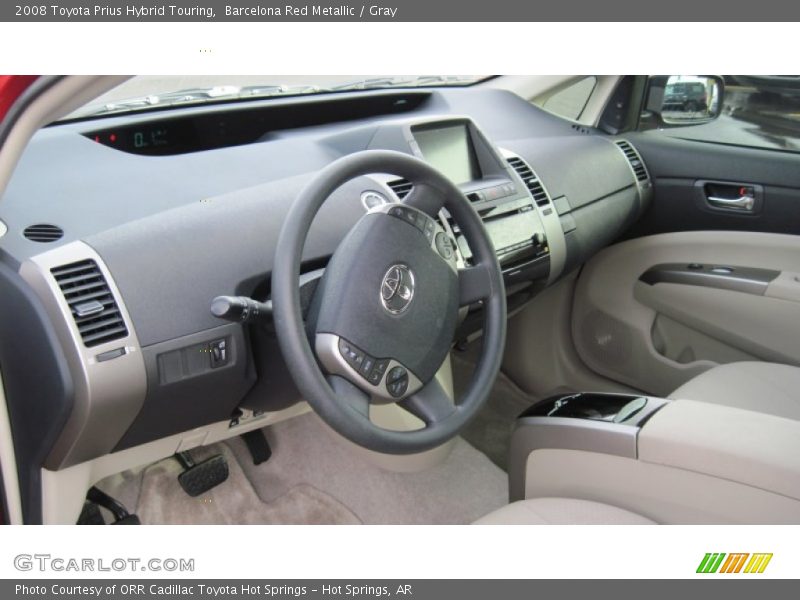 Barcelona Red Metallic / Gray 2008 Toyota Prius Hybrid Touring