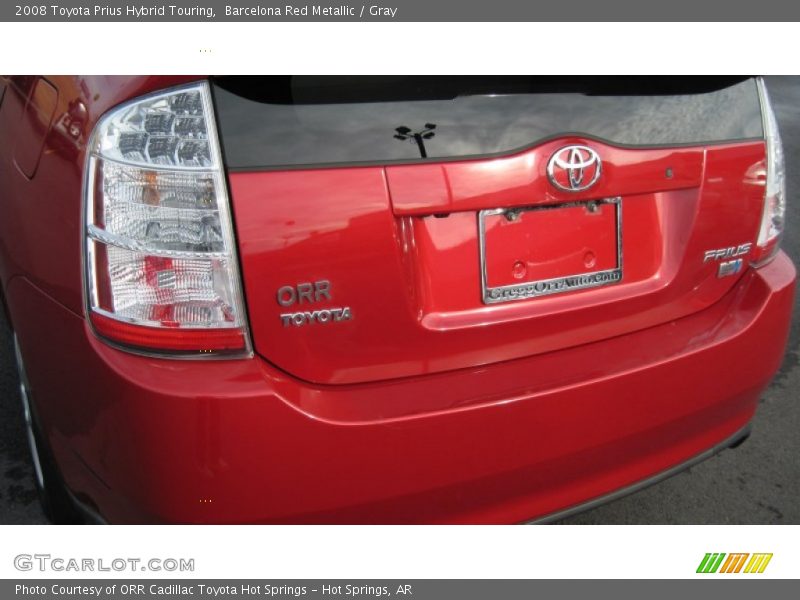 Barcelona Red Metallic / Gray 2008 Toyota Prius Hybrid Touring