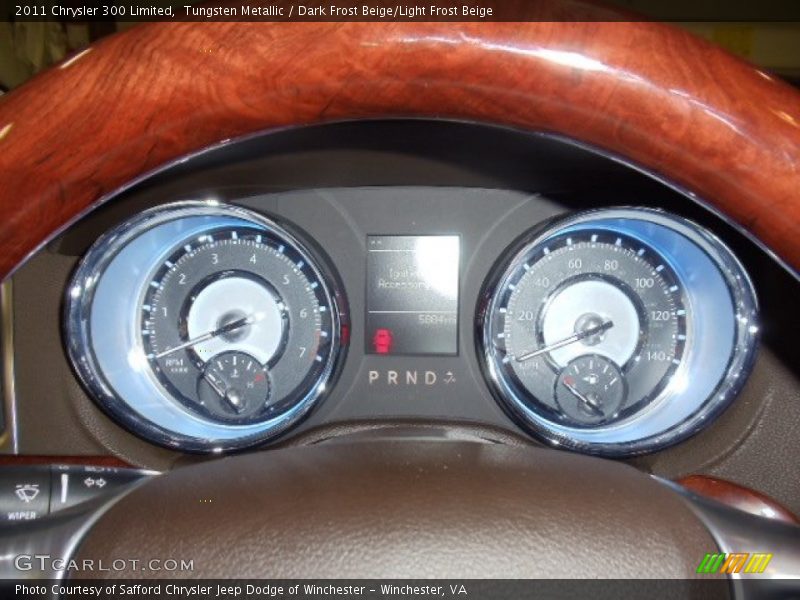 Tungsten Metallic / Dark Frost Beige/Light Frost Beige 2011 Chrysler 300 Limited