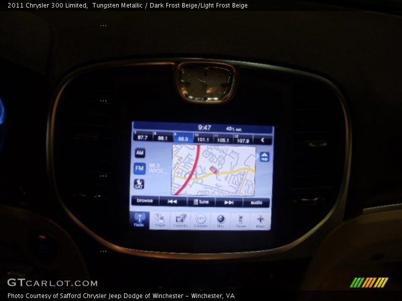 Tungsten Metallic / Dark Frost Beige/Light Frost Beige 2011 Chrysler 300 Limited