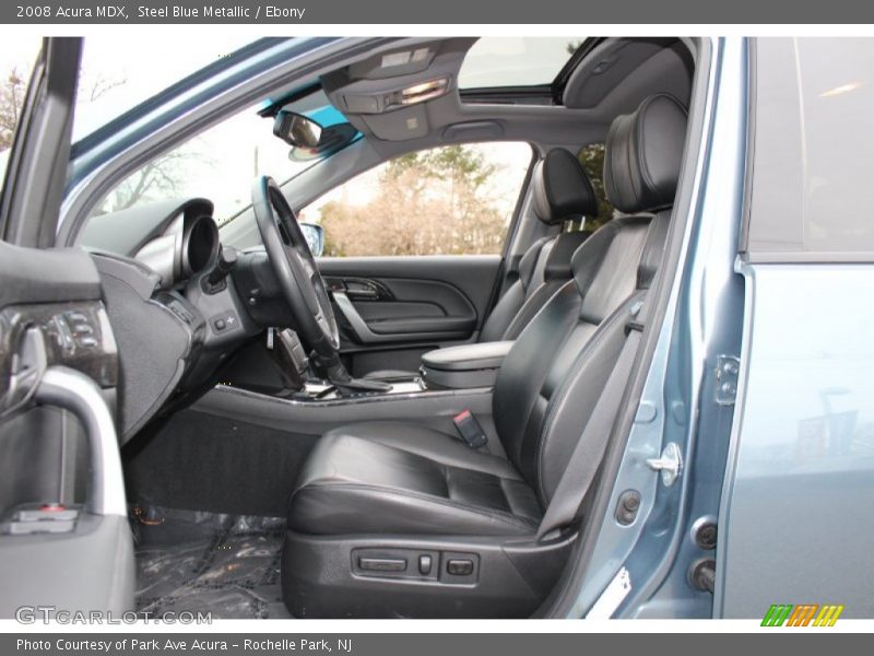 Steel Blue Metallic / Ebony 2008 Acura MDX