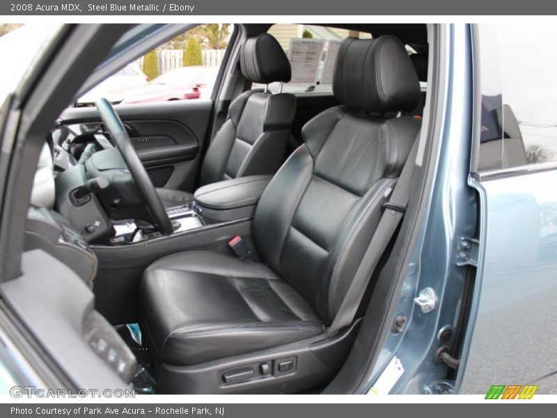 Steel Blue Metallic / Ebony 2008 Acura MDX