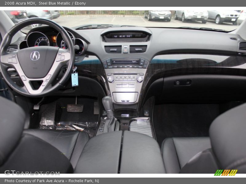 Steel Blue Metallic / Ebony 2008 Acura MDX
