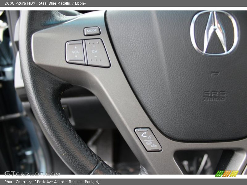 Steel Blue Metallic / Ebony 2008 Acura MDX