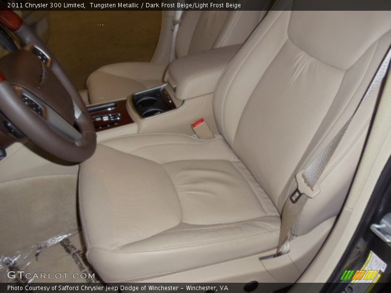 Tungsten Metallic / Dark Frost Beige/Light Frost Beige 2011 Chrysler 300 Limited