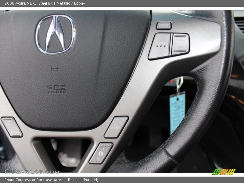 Steel Blue Metallic / Ebony 2008 Acura MDX