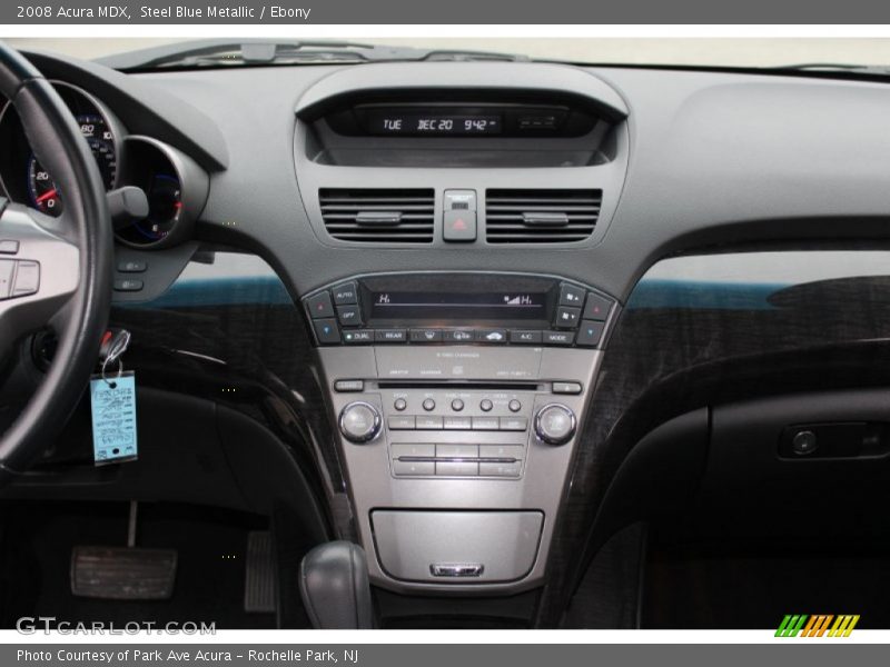 Steel Blue Metallic / Ebony 2008 Acura MDX