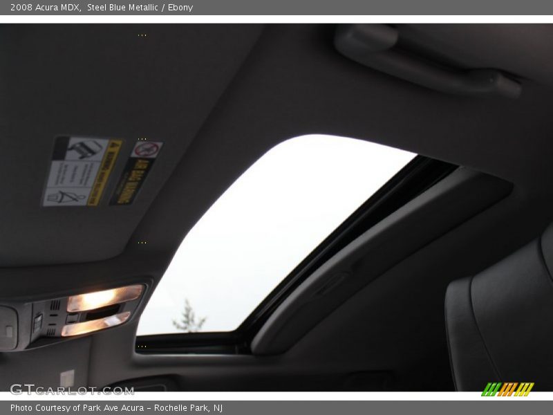 Steel Blue Metallic / Ebony 2008 Acura MDX