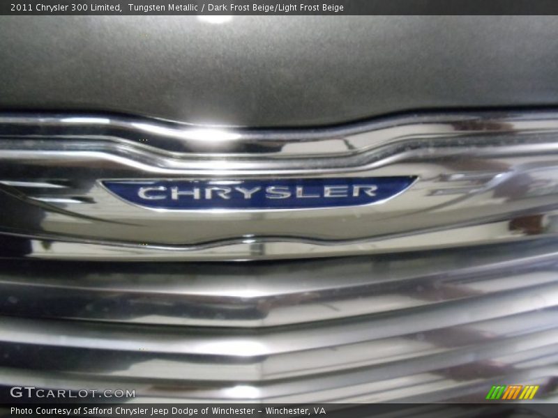 Tungsten Metallic / Dark Frost Beige/Light Frost Beige 2011 Chrysler 300 Limited