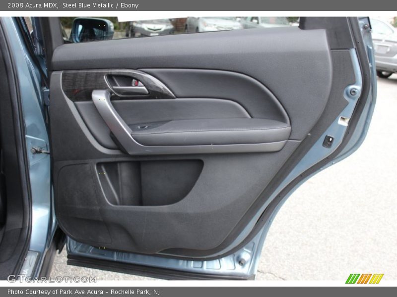 Steel Blue Metallic / Ebony 2008 Acura MDX