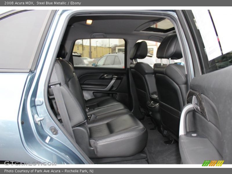 Steel Blue Metallic / Ebony 2008 Acura MDX