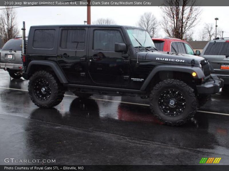 Black / Dark Slate Gray/Medium Slate Gray 2010 Jeep Wrangler Unlimited Rubicon 4x4