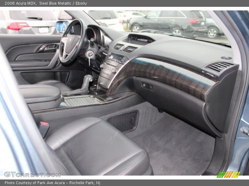 Steel Blue Metallic / Ebony 2008 Acura MDX