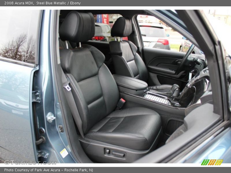 Steel Blue Metallic / Ebony 2008 Acura MDX