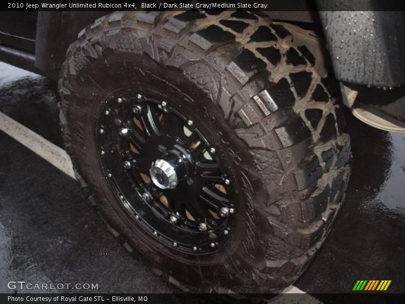 Black / Dark Slate Gray/Medium Slate Gray 2010 Jeep Wrangler Unlimited Rubicon 4x4