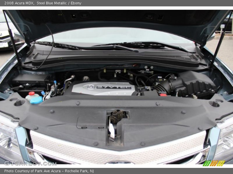 Steel Blue Metallic / Ebony 2008 Acura MDX