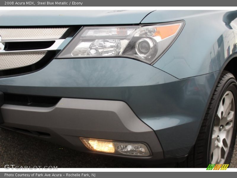 Steel Blue Metallic / Ebony 2008 Acura MDX