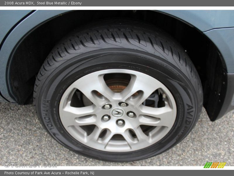 Steel Blue Metallic / Ebony 2008 Acura MDX