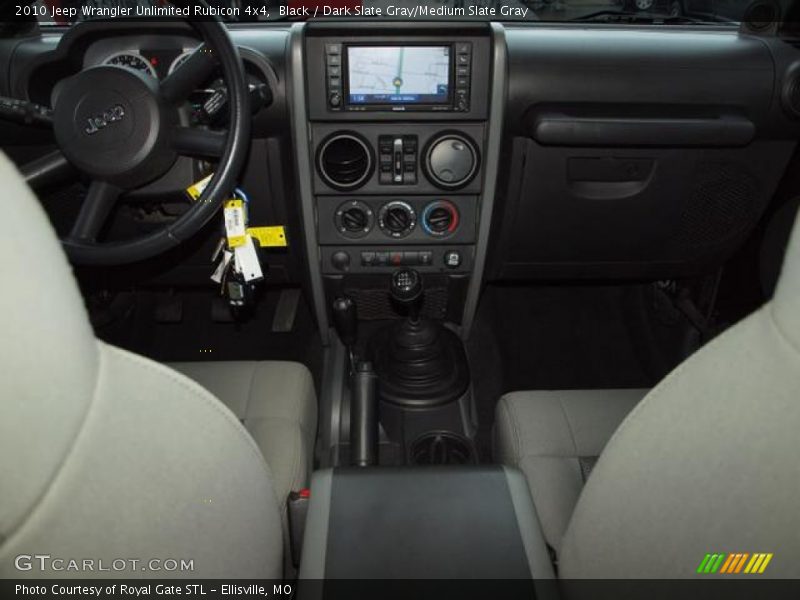 Black / Dark Slate Gray/Medium Slate Gray 2010 Jeep Wrangler Unlimited Rubicon 4x4