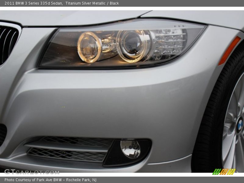 Titanium Silver Metallic / Black 2011 BMW 3 Series 335d Sedan