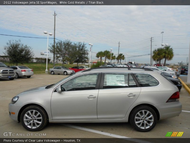  2012 Jetta SE SportWagen White Gold Metallic