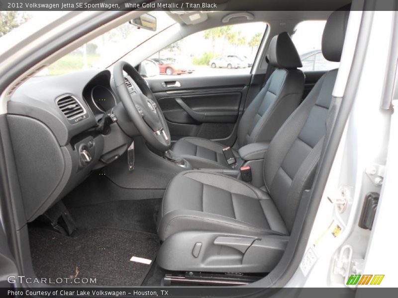  2012 Jetta SE SportWagen Titan Black Interior