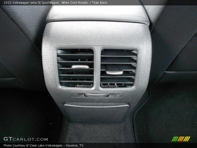 White Gold Metallic / Titan Black 2012 Volkswagen Jetta SE SportWagen