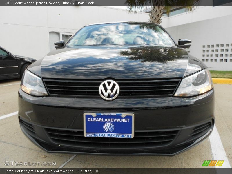 Black / Titan Black 2012 Volkswagen Jetta SE Sedan