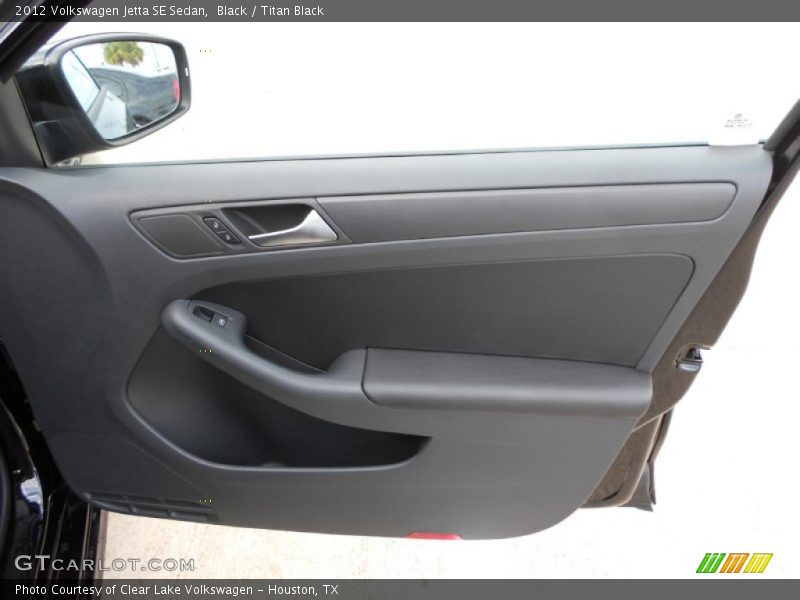Black / Titan Black 2012 Volkswagen Jetta SE Sedan