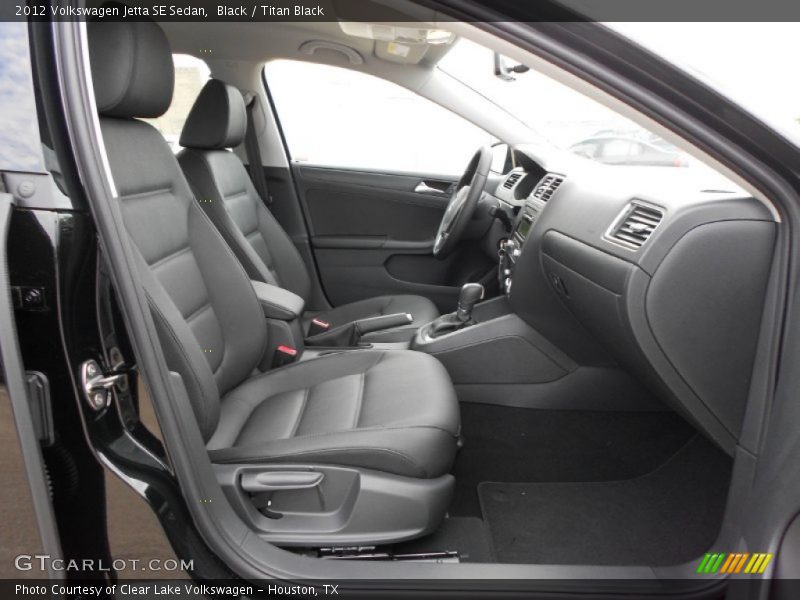 Black / Titan Black 2012 Volkswagen Jetta SE Sedan