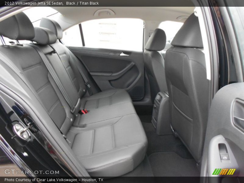 Black / Titan Black 2012 Volkswagen Jetta SE Sedan