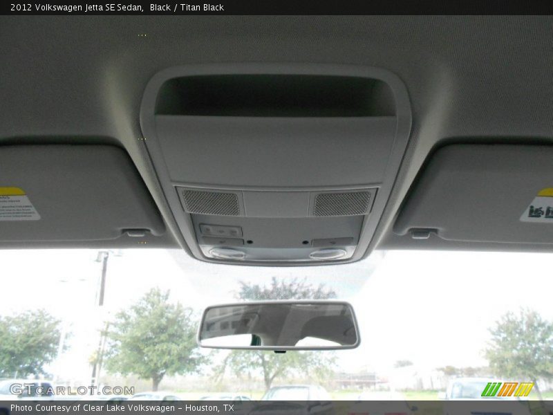 Black / Titan Black 2012 Volkswagen Jetta SE Sedan