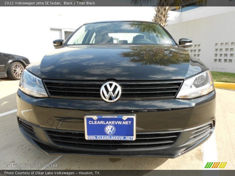 Black / Titan Black 2012 Volkswagen Jetta SE Sedan