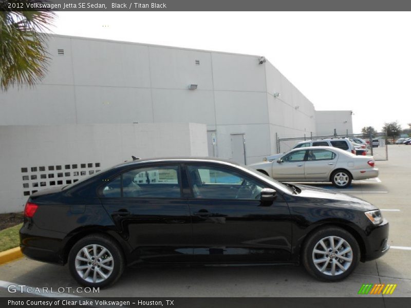 Black / Titan Black 2012 Volkswagen Jetta SE Sedan