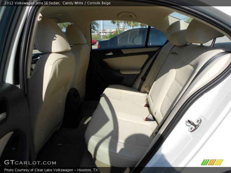 Candy White / Cornsilk Beige 2012 Volkswagen Jetta SE Sedan