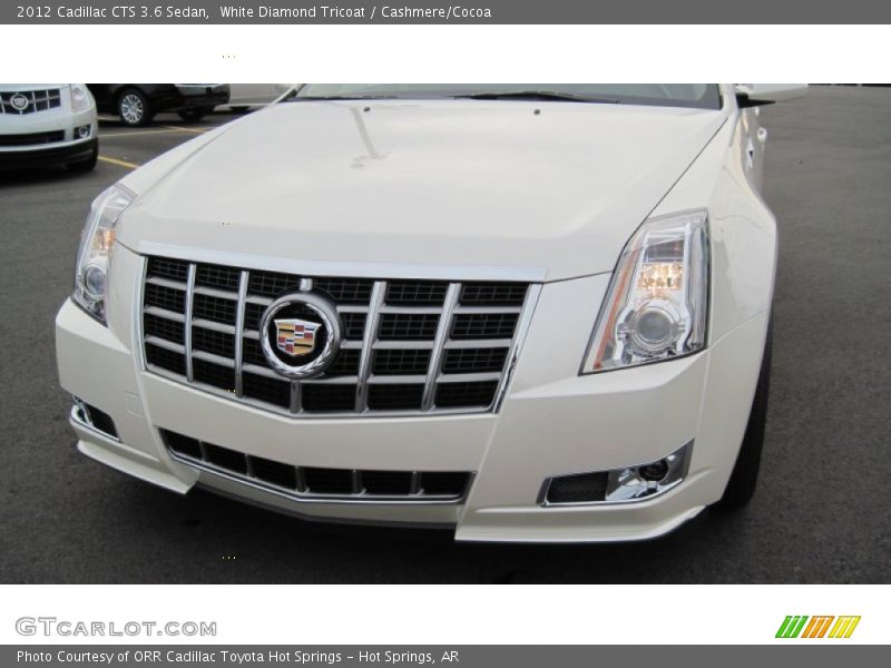 White Diamond Tricoat / Cashmere/Cocoa 2012 Cadillac CTS 3.6 Sedan