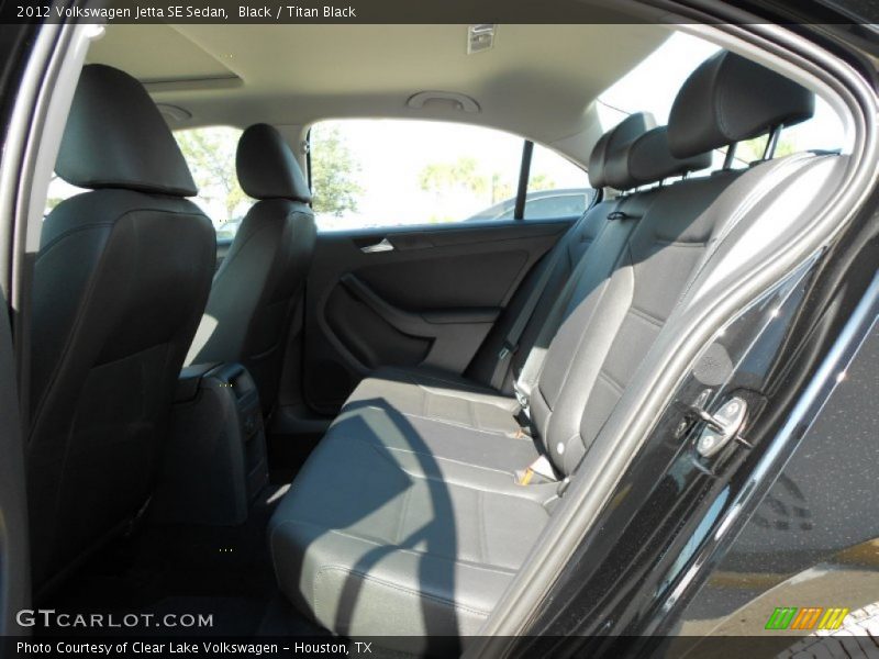Black / Titan Black 2012 Volkswagen Jetta SE Sedan
