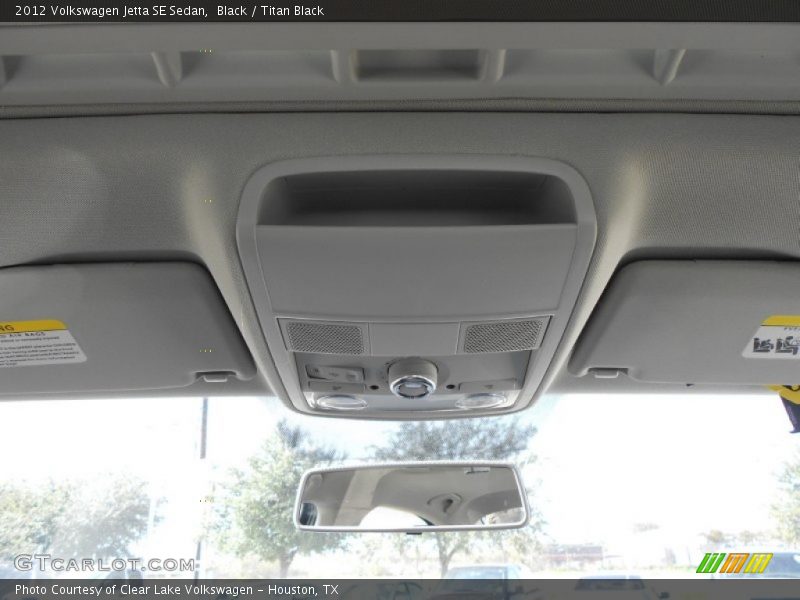 Black / Titan Black 2012 Volkswagen Jetta SE Sedan