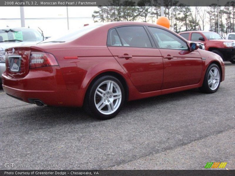 Moroccan Red Pearl / Parchment 2008 Acura TL 3.2